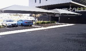 Full Cantilevered Hip Roof Shadeport
